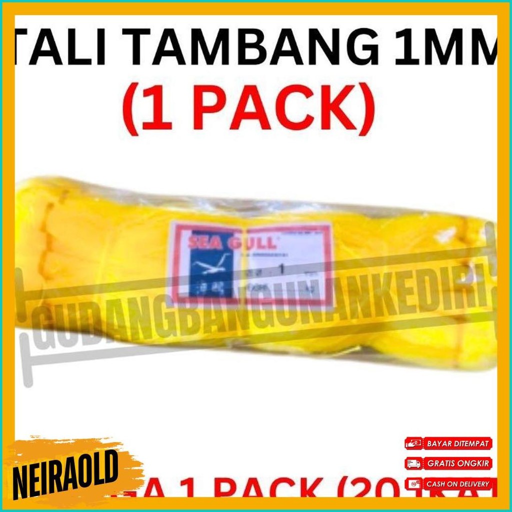 

[1 Pack] Tali Tambang 1Mm 1 Pack 20Pcs Ikat / Tali Tampar 1Mm / Tampar Plastik Buat Pasang Keramik / Benang Pondasi Rumah Seagull Sea Gull 20 Ikat 1 Pack 1Pack Diskon Setengah Harga