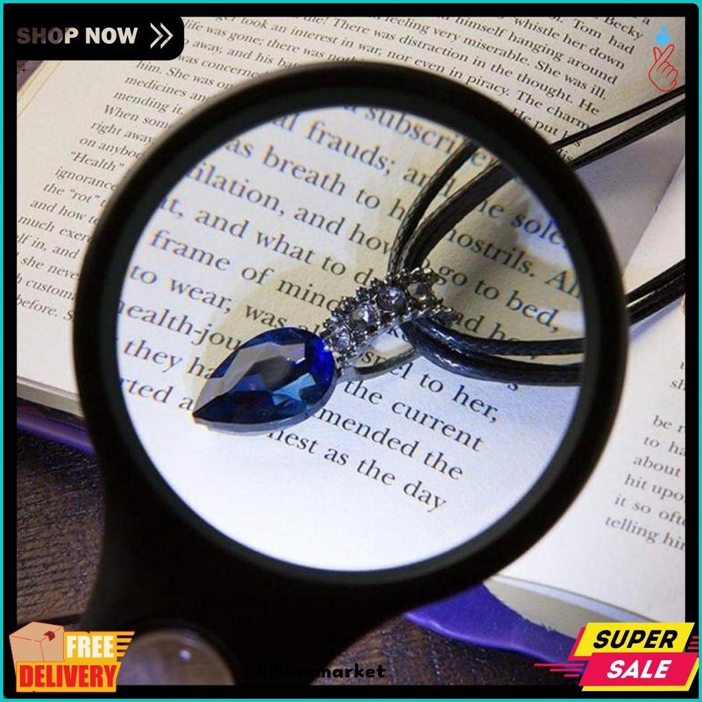 

2 In1 Lampu Kaca Pembesar Led Membaca Magnifying Glass Dengan Lampu Flash Sale! Diskon Hingga 70%