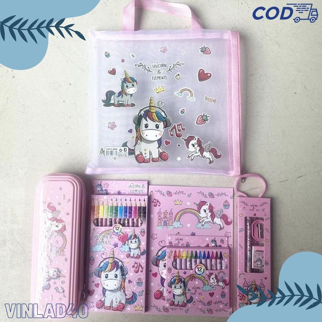 

[Serbalakuofficial](Ktps.11)Kotak Pensil Sett / Study Set Stationery Set Alat Tulis Sekolah Anak Set Atk Motif Terlaris! Produk Ini Banyak Dicari