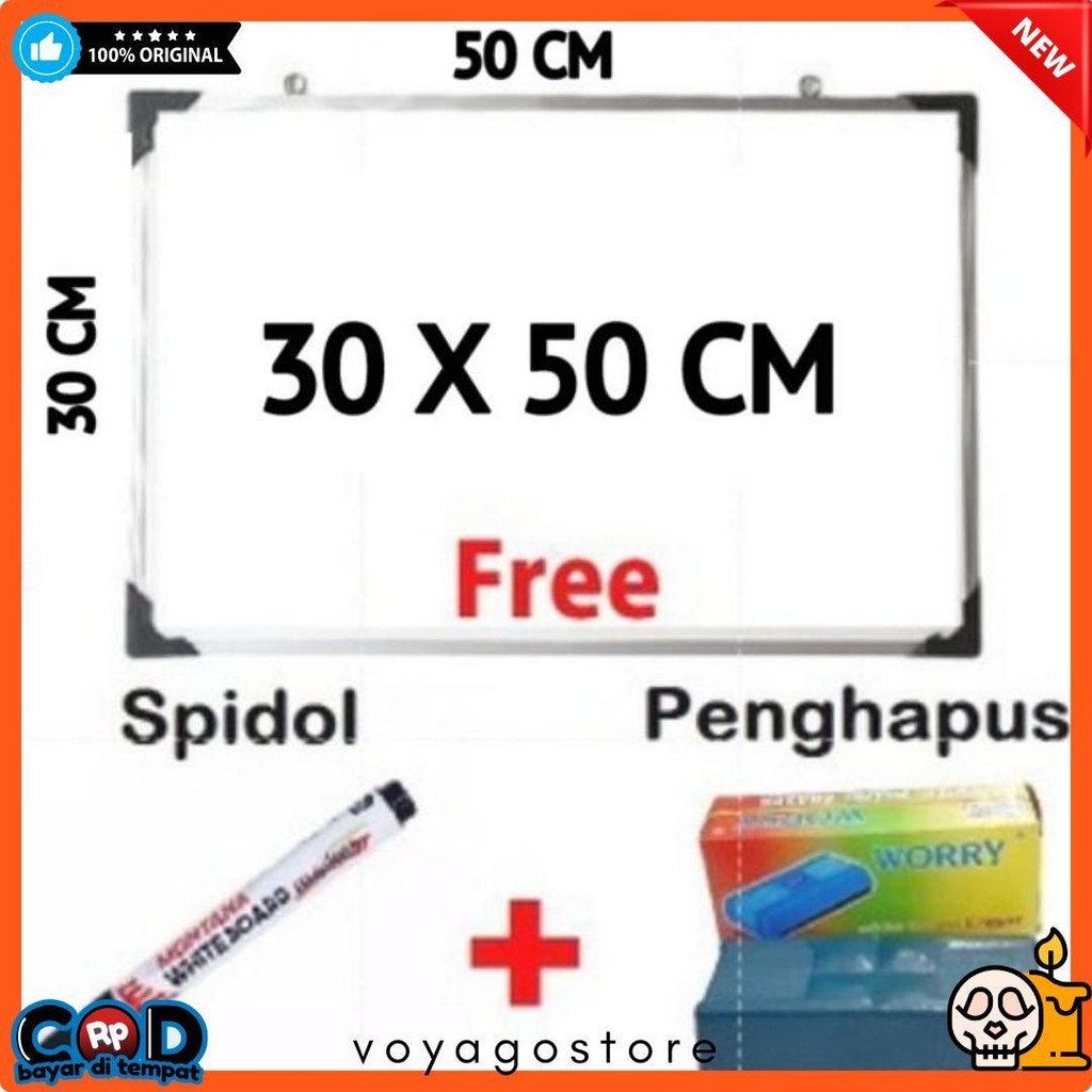 

Papan Tulis Whiteboard 40 X 60 Cm Gratis Spidol Dan Penghapus List Alumunium Terlaris Terlengkap Dan Termurah