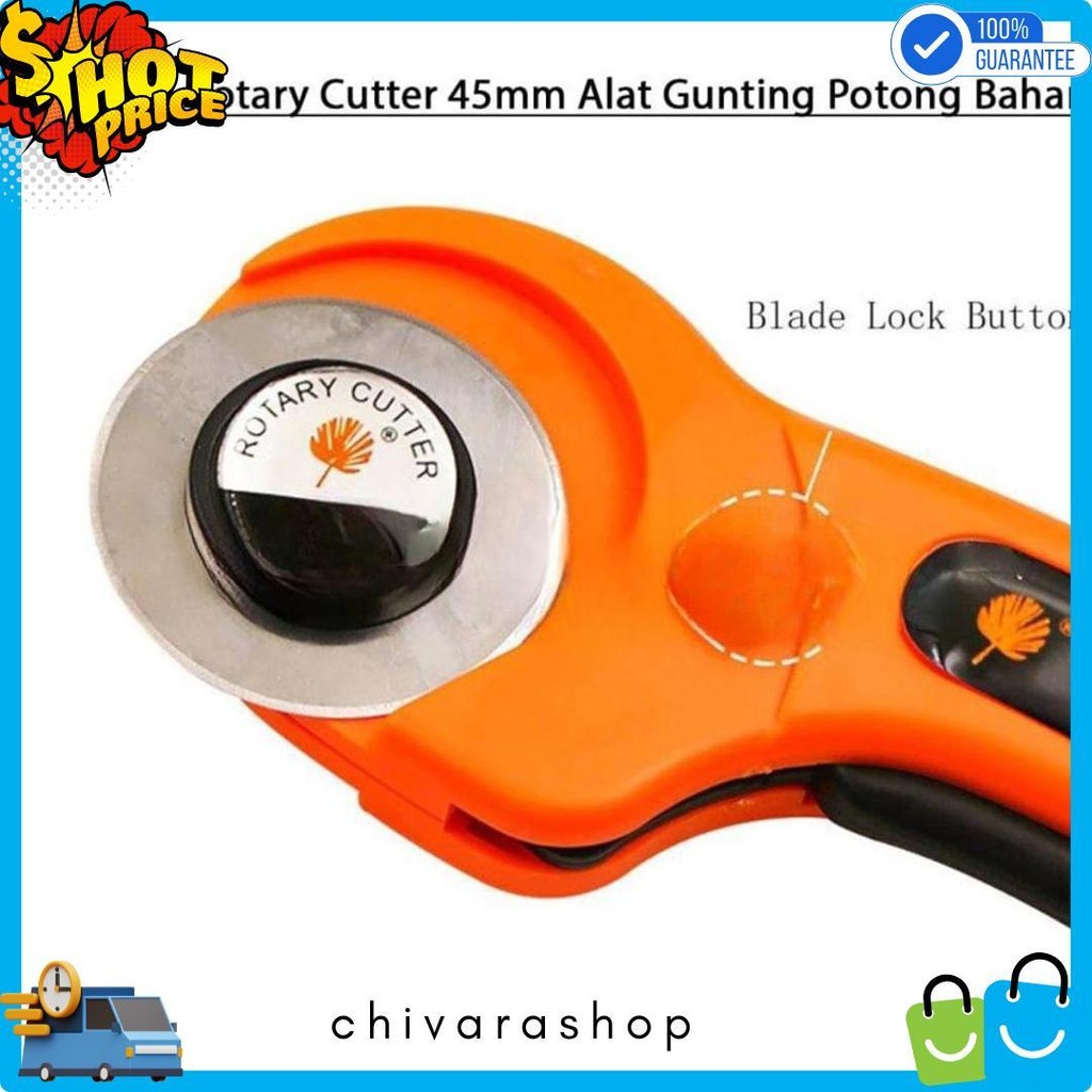 

Rotary Cutter 45Mm / Refill Cutter/ Alat Gunting Potong Bahan Kain Alat Potong Terlengkap Dan Termurah