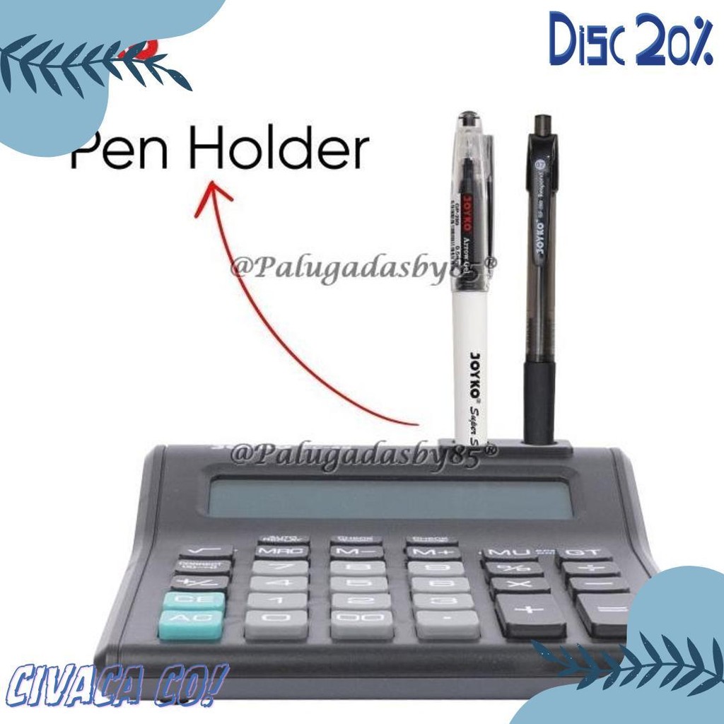 

Kalkulator Joyko Cc-49 12 Digits 2 Display (1 Biji) / Calculator Joyko Cc-49 / Joyko Cc 49 / Cc49 Diskon Setengah Harga