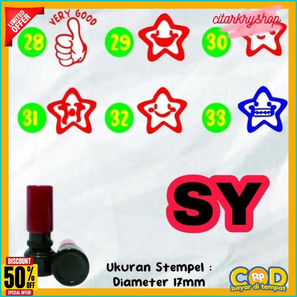 

Stempel Flash Reward Bintang 1 Terlaris! Produk Ini Banyak Dicari