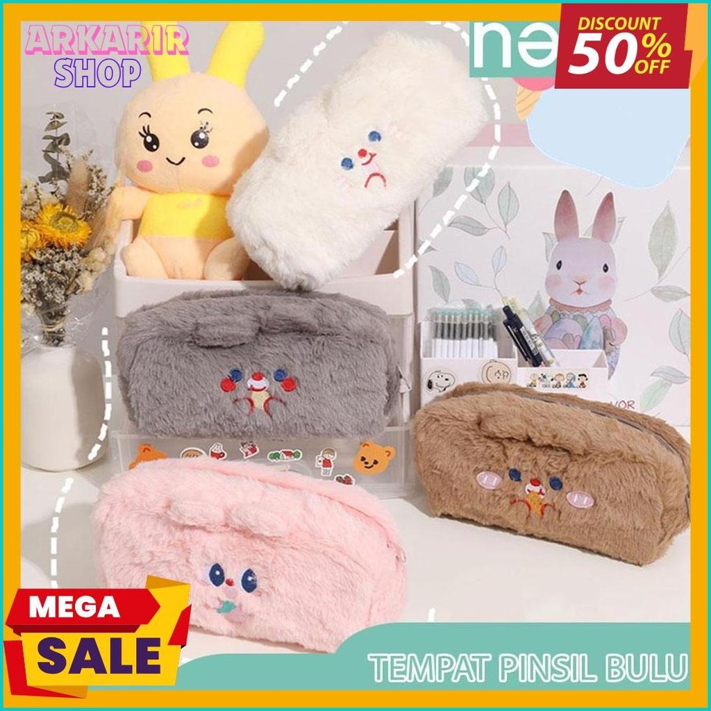 

Never Official- Tempat Pensil Bulu Soft Cute/ Tas Pensil Kosmetik/ Pouch Makeup Kecil Diskon