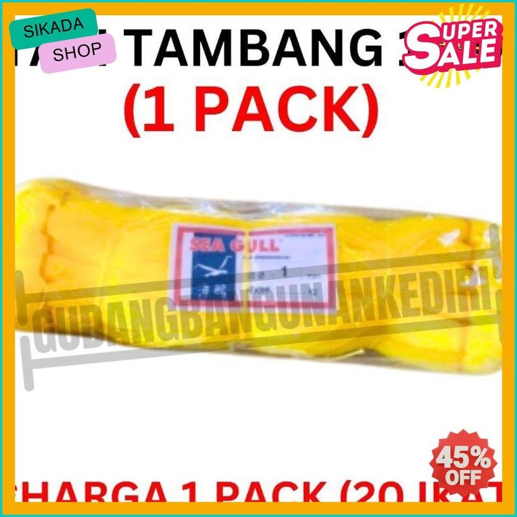 

[1 Pack] Tali Tambang 1Mm 1 Pack 20Pcs Ikat / Tali Tampar 1Mm / Tampar Plastik Buat Pasang Keramik / Benang Pondasi Rumah Seagull Sea Gull 20 Ikat 1 Pack 1Pack Diskon