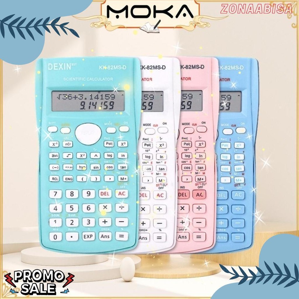 

Moka Scientific Kalkulator / Alat Hitung / Kalkulator Ilmiah Mks04 Diskon