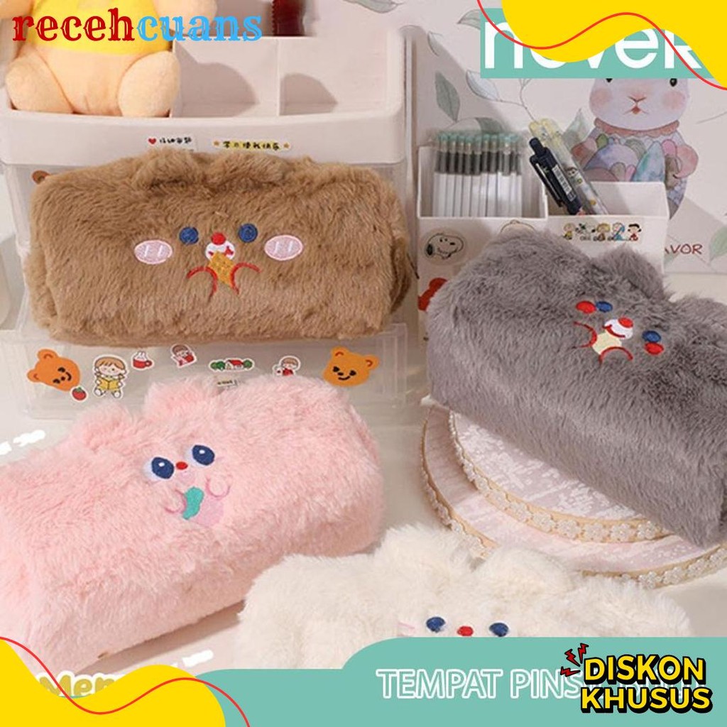

Never Official- Tempat Pensil Bulu Soft Cute/ Tas Pensil Kosmetik/ Pouch Makeup Kecil Flash Sale! Diskon Hingga 70%