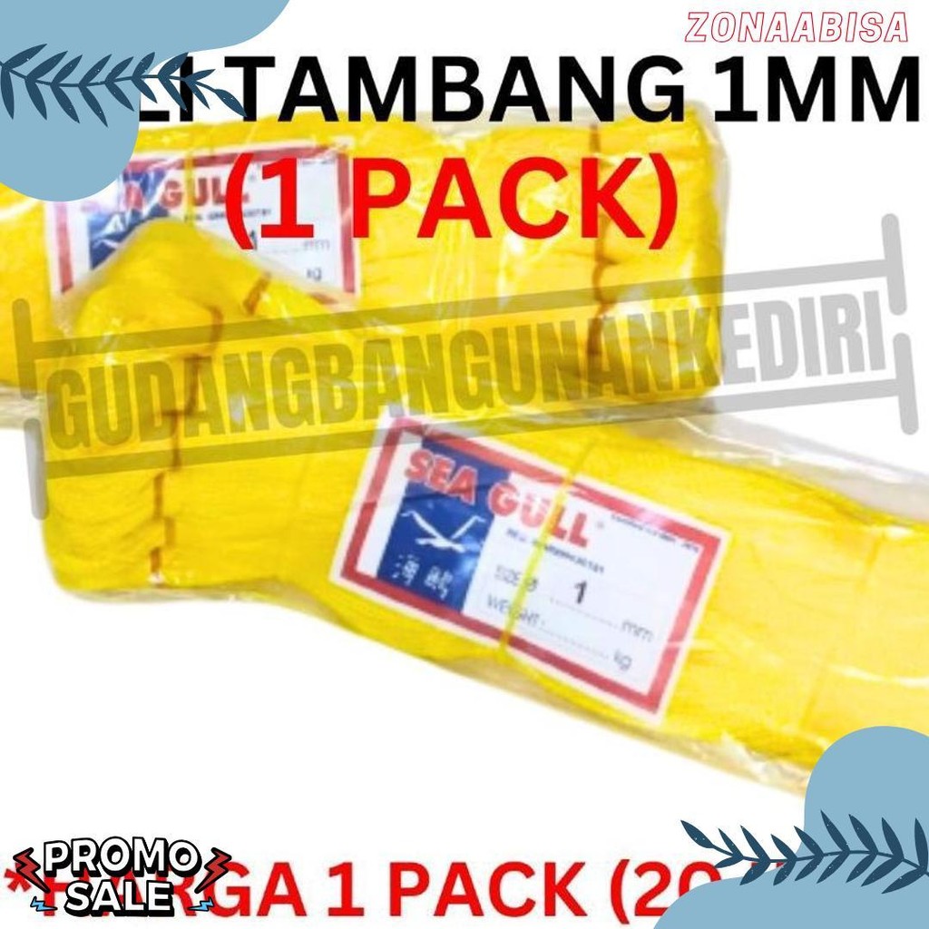 

[1 Pack] Tali Tambang 1Mm 1 Pack 20Pcs Ikat / Tali Tampar 1Mm / Tampar Plastik Buat Pasang Keramik / Benang Pondasi Rumah Seagull Sea Gull 20 Ikat 1 Pack 1Pack Diskon