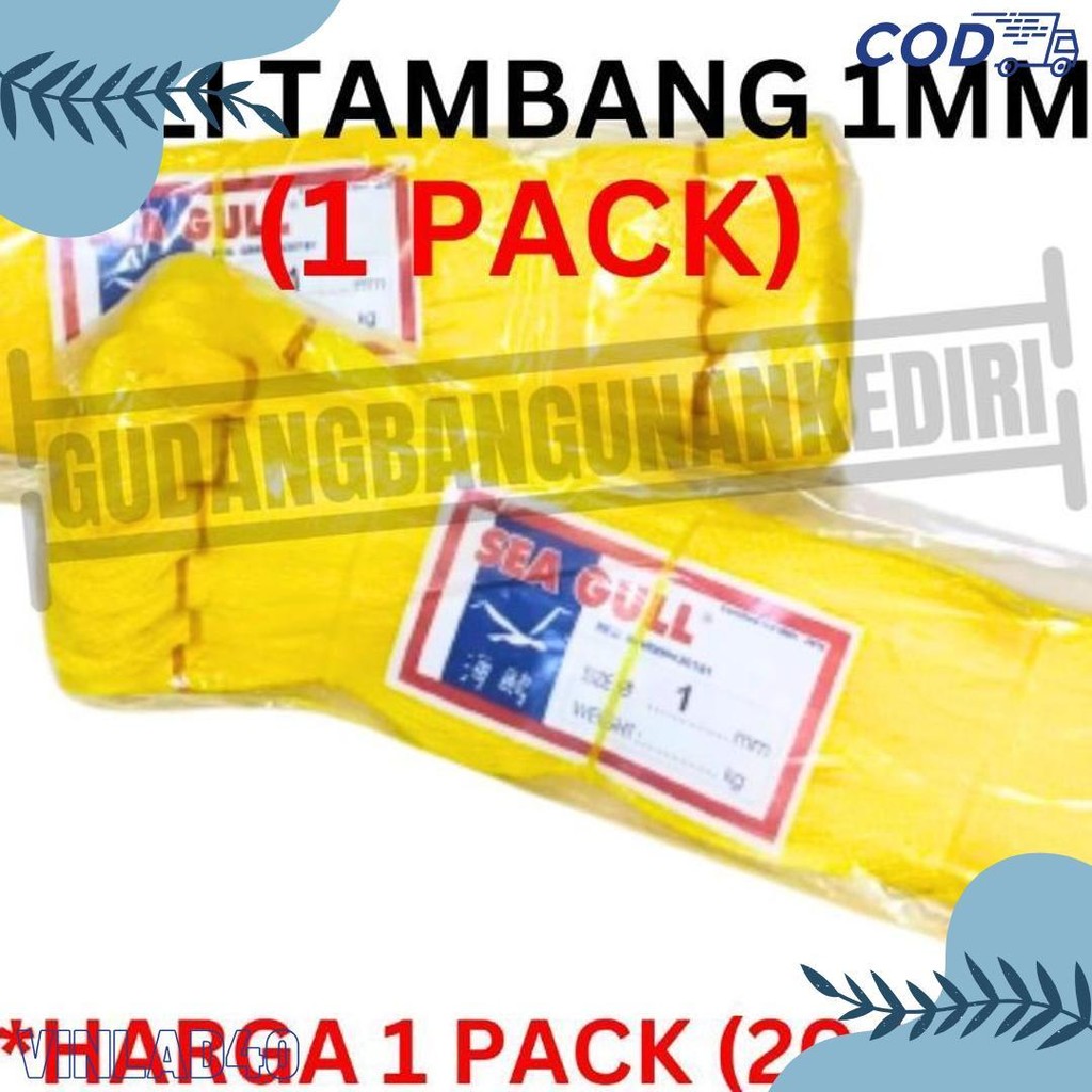 

[1 Pack] Tali Tambang 1Mm 1 Pack 20Pcs Ikat / Tali Tampar 1Mm / Tampar Plastik Buat Pasang Keramik / Benang Pondasi Rumah Seagull Sea Gull 20 Ikat 1 Pack 1Pack Flash Sale! Diskon Hingga 70%