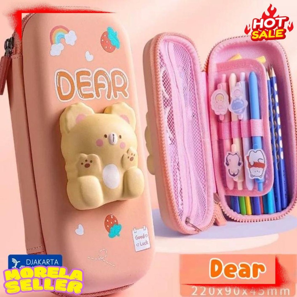 

Kotak Pensil 3D Squishy Tempat Pensil Hardcase Waterproof Pencil Case Anak Lucu 2 Tingkat 2 Lapis Terlaris! Produk Ini Banyak Dicari