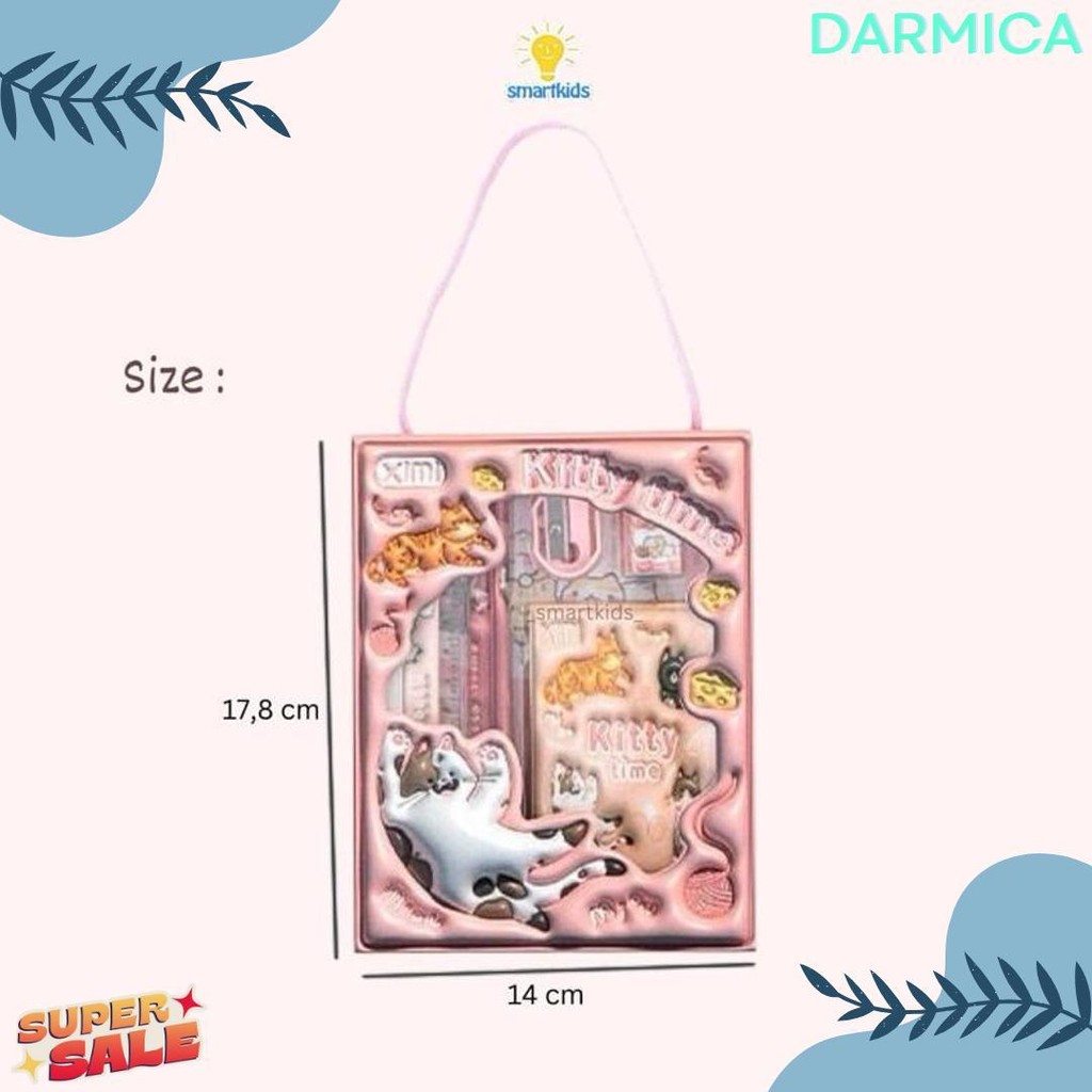 

Alat Tulis Set Paket Komplit 7 In 1 / Stationery Complete Lengkap / Kotak Pensil Anak / Souvenir Hadiah Kado / Sekolah Karakter Kartun Lucu Animal Hewan / Perlengkapan Tulis / Tempat Pensil Terlengkap Dan Termurah