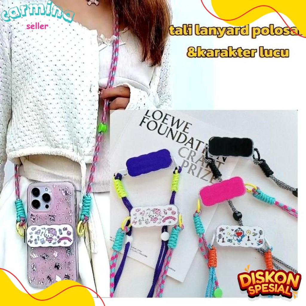 

(Terbaru) Tali Lanyard Motif Warna Warni Universal Flash Sale Diskon Setengah Harga