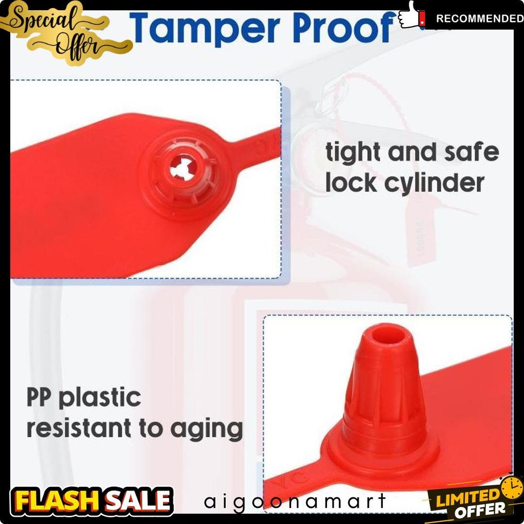 

100Pcs Security Seal 25Cm Segel Koper Segel Locis Security Seal Locis Satu Kunci Terlengkap Dan Termurah