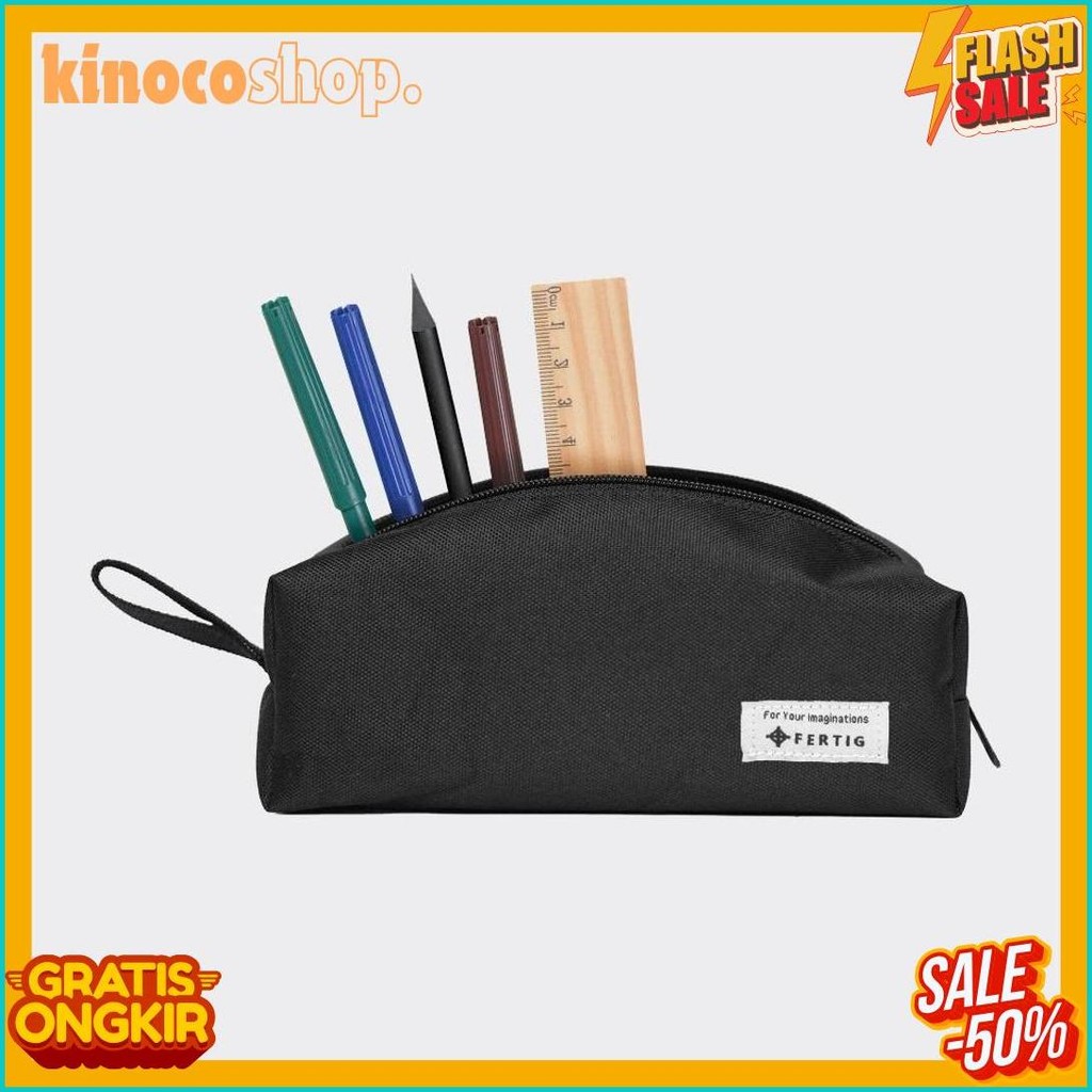 

Fertig - Melbi Black - Pencil Case - Tempat Kotak Pensil - Cocok Untuk Perlengkapan Sekolah/Kantor Diskon