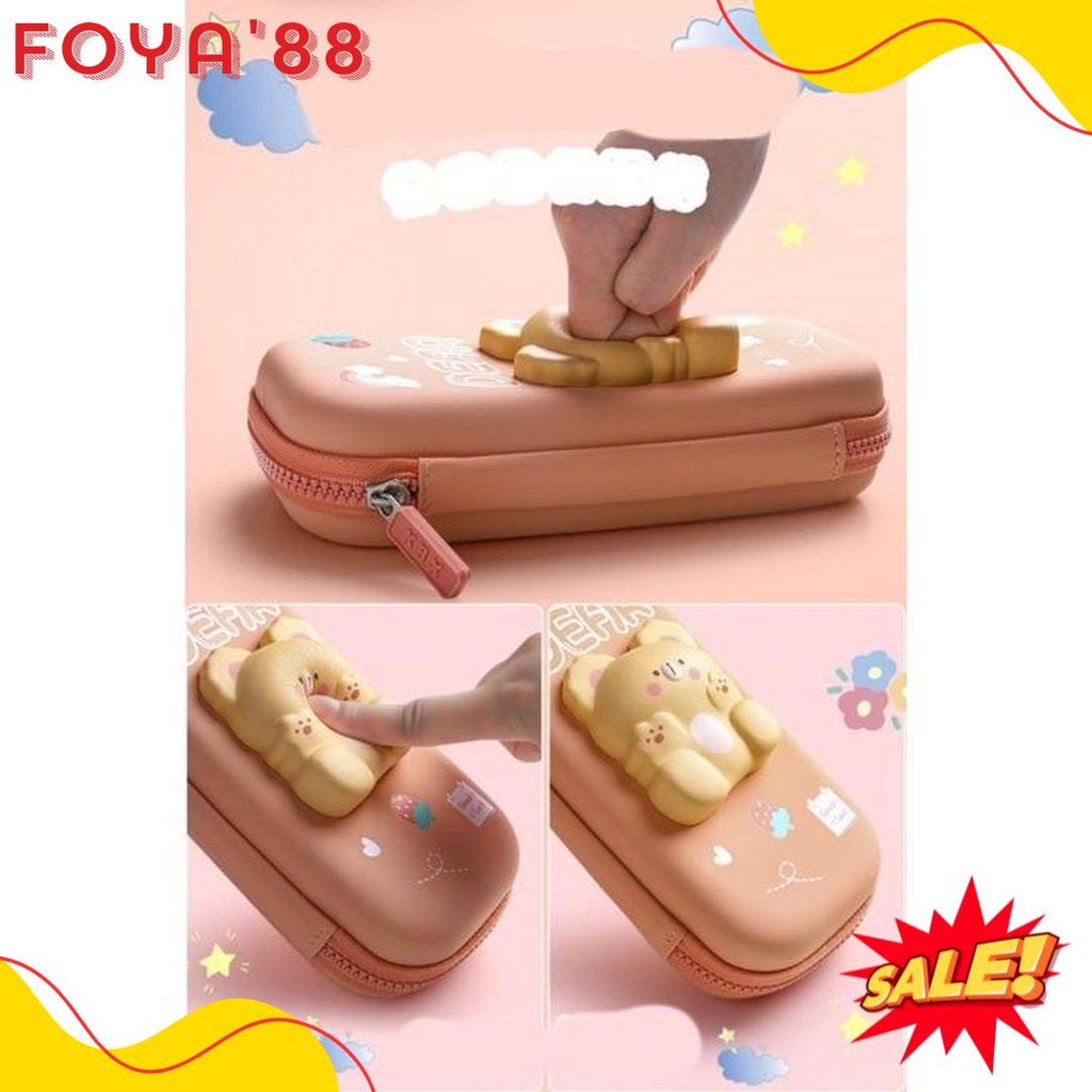 

Kotak Pensil 3D Squishy Tempat Pensil Hardcase Waterproof Pencil Case Anak Lucu 2 Tingkat 2 Lapis Diskon