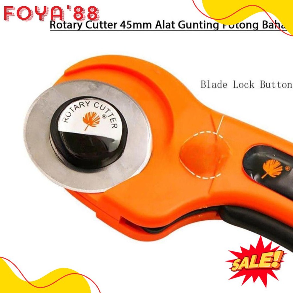 

Rotary Cutter 45Mm / Refill Cutter/ Alat Gunting Potong Bahan Kain Alat Potong Terlaris! Produk Ini Banyak Dicari