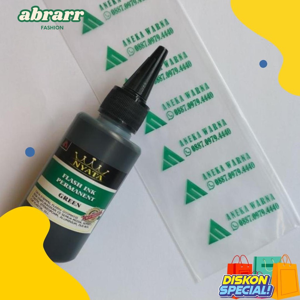 

Tinta Permanent Untuk Stempel Flash Otomatis, Media Plastik ,Isi 100 Ml Flash Sale! Diskon Hingga 70%