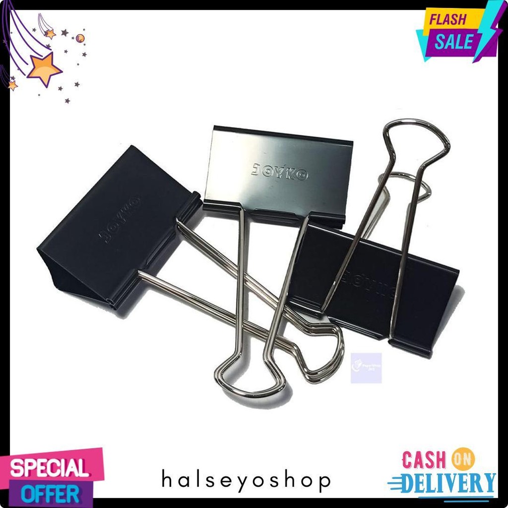 

Joyko - Binder Clip No.300 - Penjepit Kertas - Pack Flash Sale! Diskon Hingga 70%