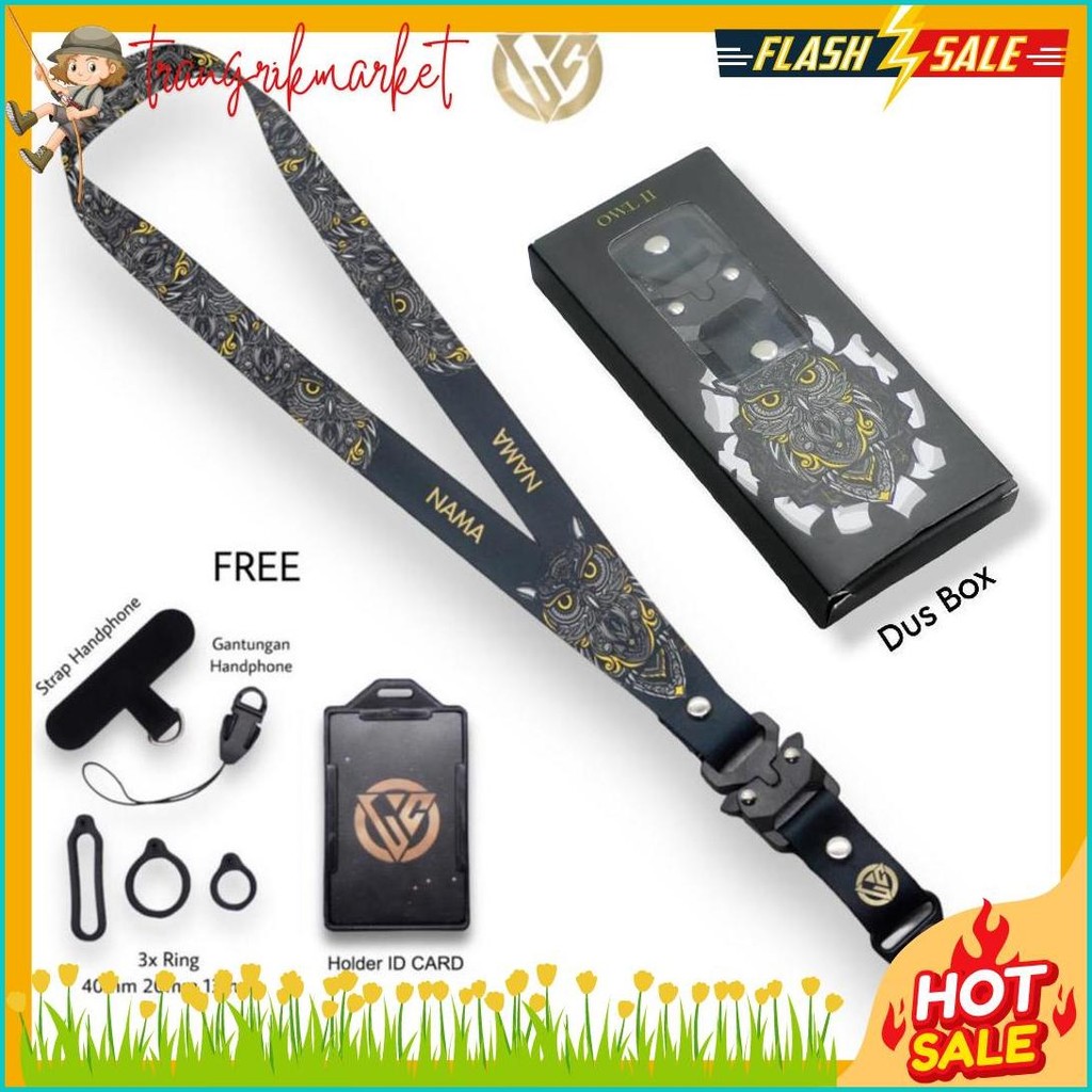 

Lanyard Craft Custom Nama Special Edition Owl Series V2 Flash Sale! Diskon Hingga 70%