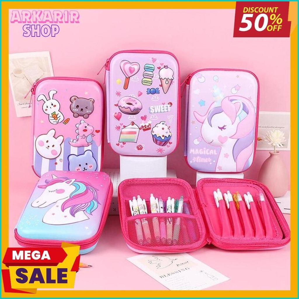 

Kotak Pensil 3D Pencil Case Mirip Smiggle Lookalike Kb Pg Tk Sd Hardtop Organizer Lucu Tepak Alat Tulis Diskon