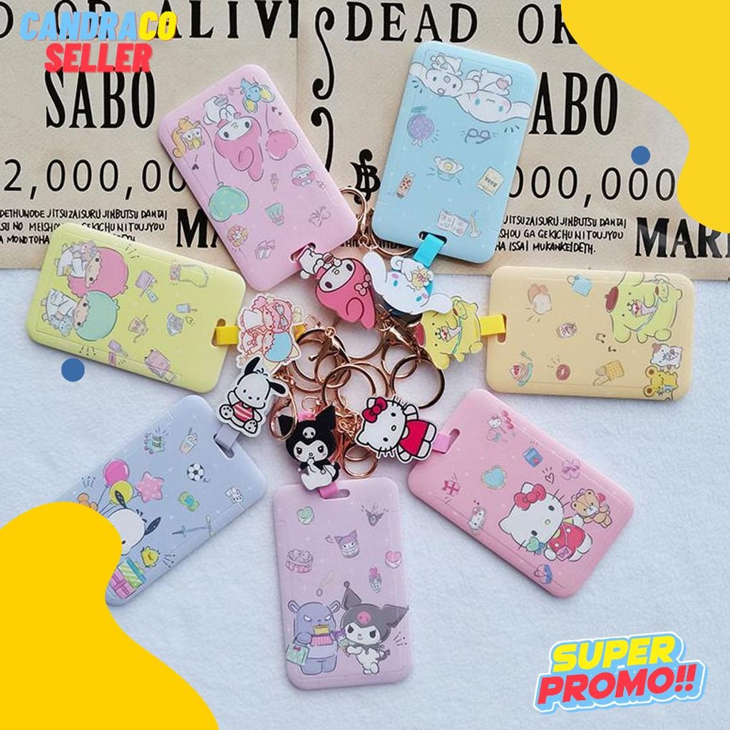 

Lanyard Id Card Tali Gantungan Kartu Card Holder Name Tag Karakter Pikachu Sailoor Moon Snoopy Cinnamoroll Shellie May Pochacco Pooh Sumikko Donald Chip & Dale Lotso Stitch My Melody Little Twin Star Terlengkap Dan Termurah