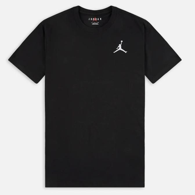 Kaos Basket Pria Nike Jordan Jumpman Emb Ss Crew 100% Original Dc7485-010 Co