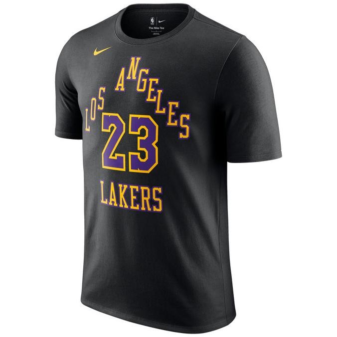 Fn1218 018 Mens Nike Lebron James La Lakers City Edition Basketball Tee Co