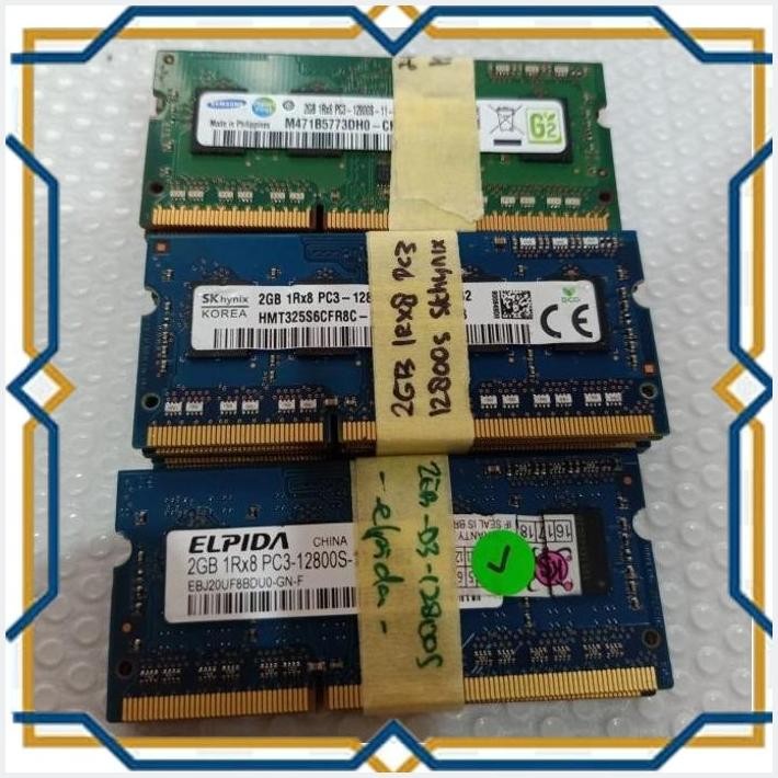 [biz] ram mempry sodim ddr3 2gb 1rx8 pc3 12800s random