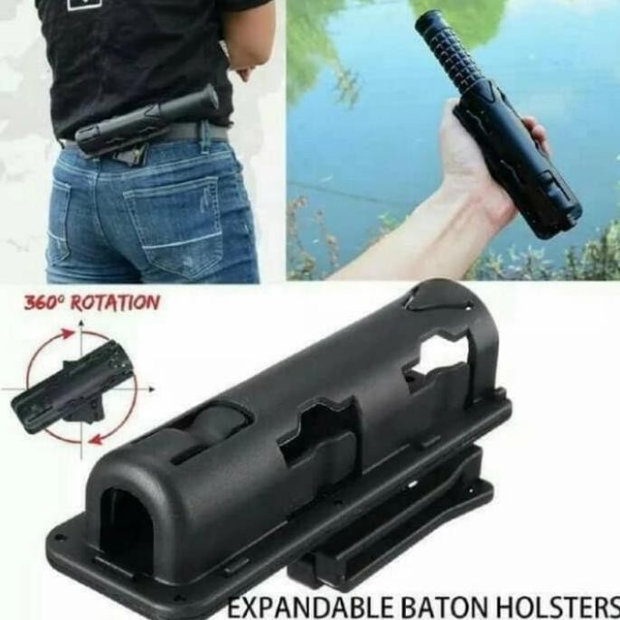 Holder Holster Case Sarung Baton Stick Tongkat Polisi Co
