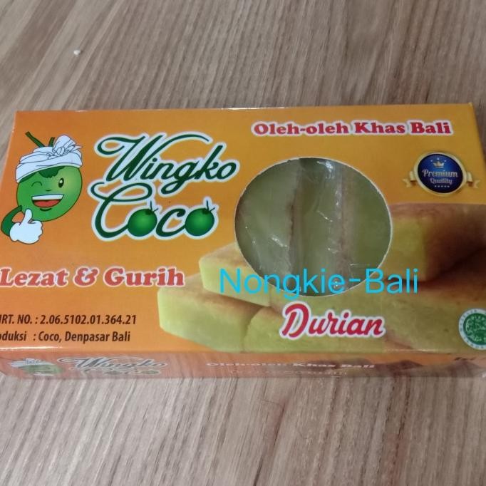 

><><><] Wingko Coco khas Bali rasa DURIAN