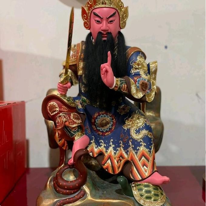 }}}}}}] patung dewa xuan tian shang di uk 24 inch kayu