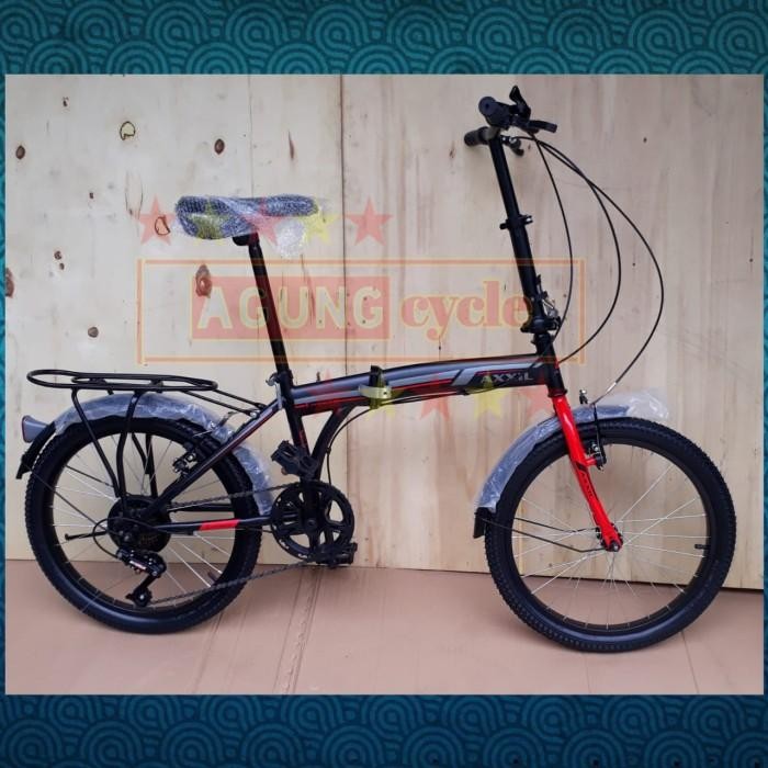 Instant Sepeda Lipat Axxil 20 7 Speed By Forward Boncengan Bagasi Original Dan Terpercaya
