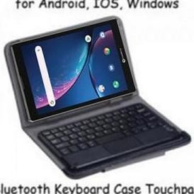 KEYBOARD REMOVABLE TOUCHPAD CASE CASING COVER STRAWBERRY TAB TABLET ANDROID 8 INCH T1 1804T