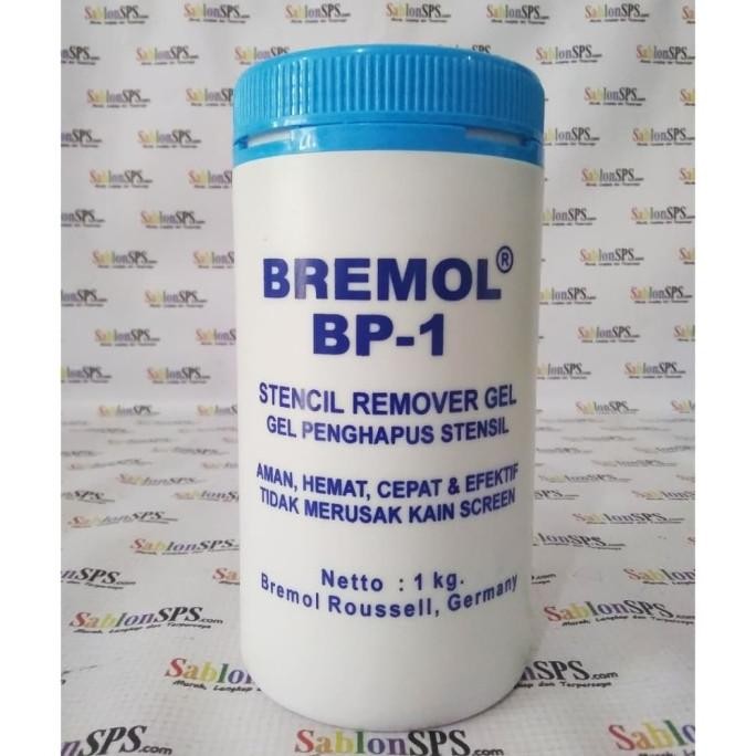 

BEBAS ONGKIR - PENGHAPUS OBAT AFDRUK SABLON BREMOL BP-1 1KG (REMOVER GEL)