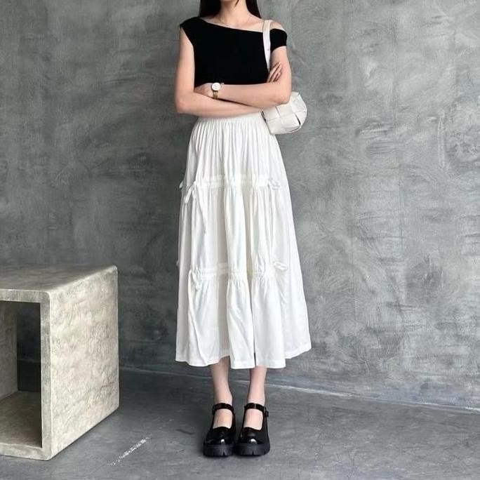 Sale Rok Jasmine Coquette / Rok Wanita Pita Serut / Rok Coquette