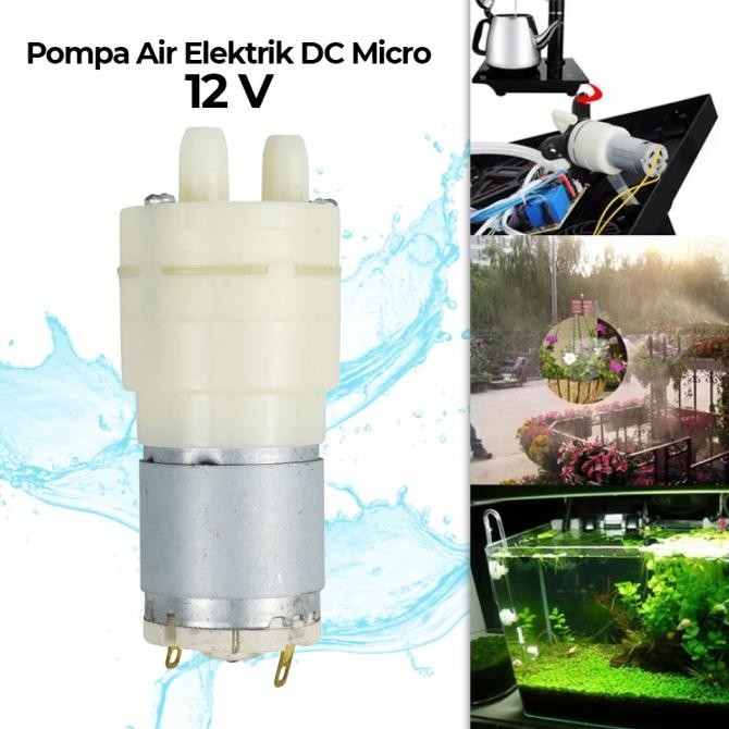 +%+%+%] pompa air mini DC 12Vkolam akuarium i-diaphragm pump-BUKAN pompa celup