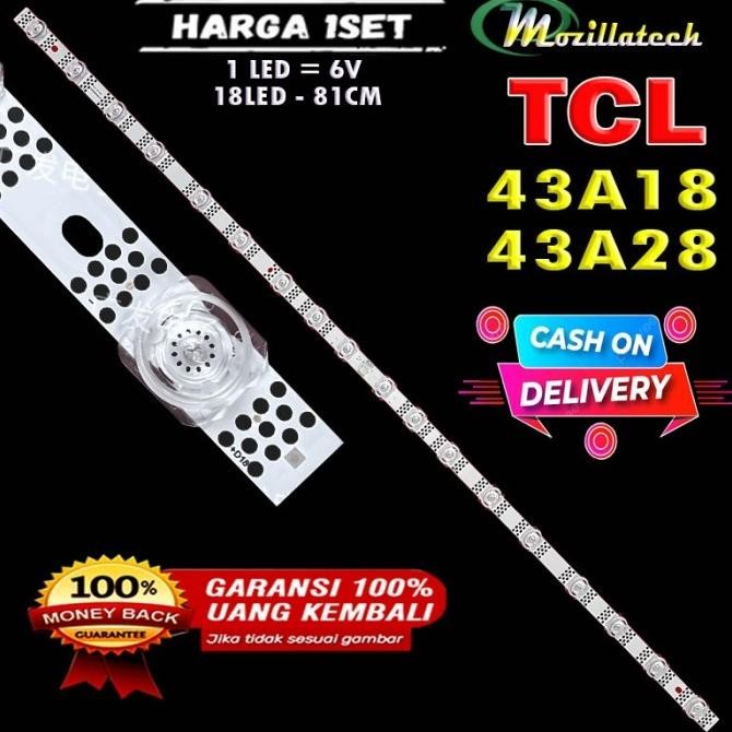TERMURAH - BACKLIGHT TV TCL 43A18 43A28 BACKLIGHT TV TCL 43A18 43A28