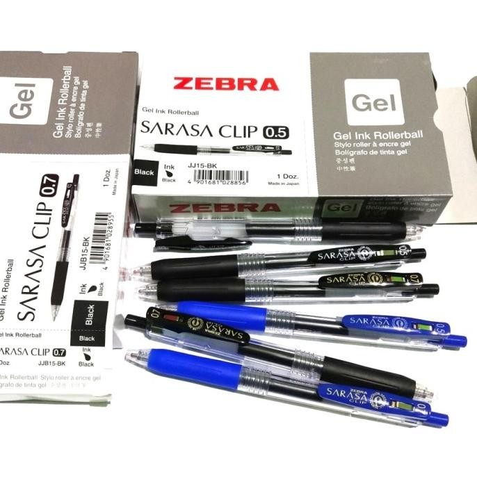 

TERBARU - Pulpen Zebra Sarasa Clip 0.5 dan 0.7