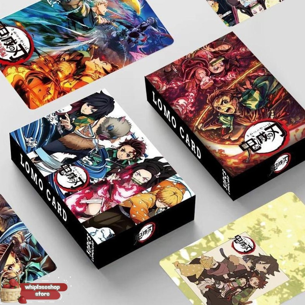 Lomo Card / Kartu Anime / Foto Anime One Piece Kimetsu No Yaiba Naruto Murah