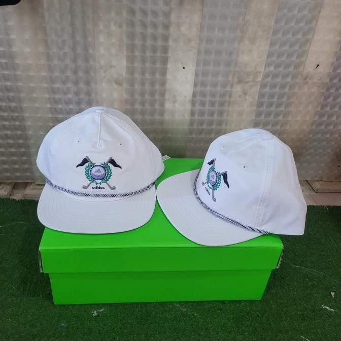 AdidasOriginalRetro 5Panel Golf CapWhite Bnwt Co