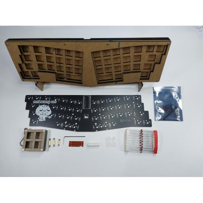Wang Ergo 40% Ortholinear Keyboard Kit New Stok