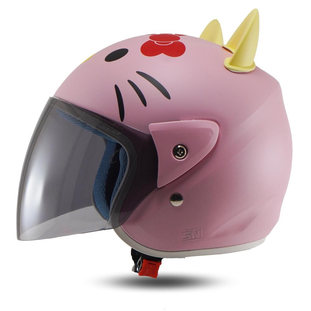 Helm Anak Karakter Kartun Motif Lucu Kitty SNI UNIK