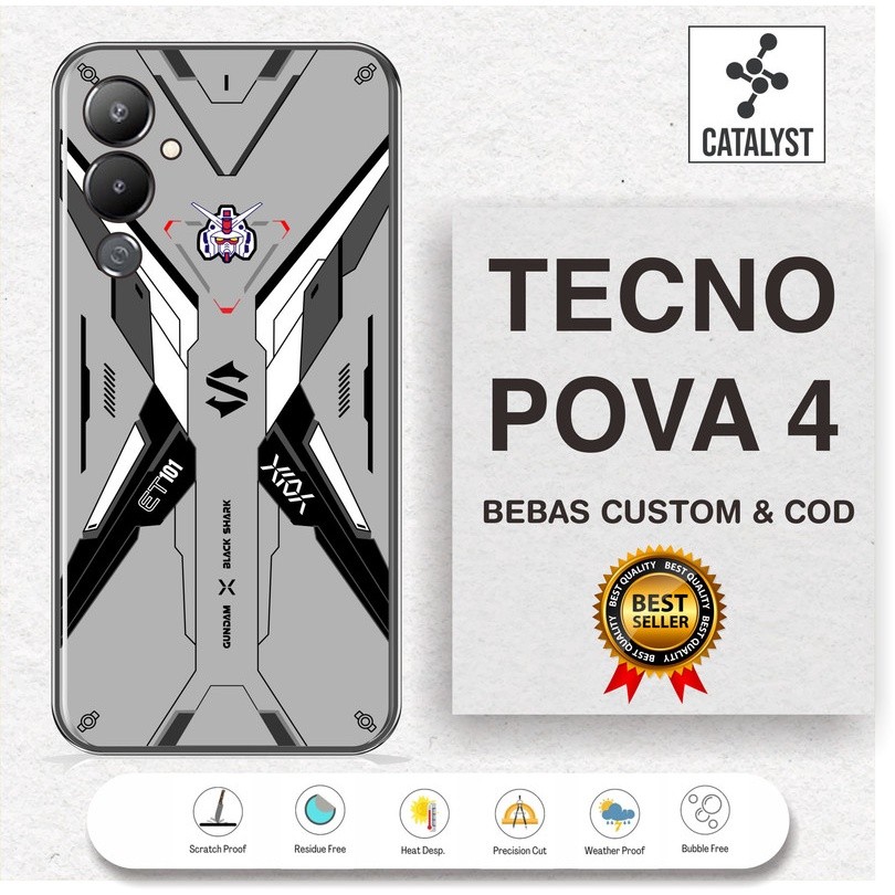 

*PromoGet2* Tecno Pova 4 Stiker Garskin HP/Case Custom Dan COD