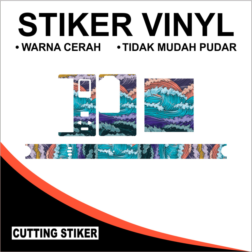 

*PromoGet2* Paketan Stiker B80 Laminasi Doff 25 Stiker Garskin HP/Case Custom Dan COD