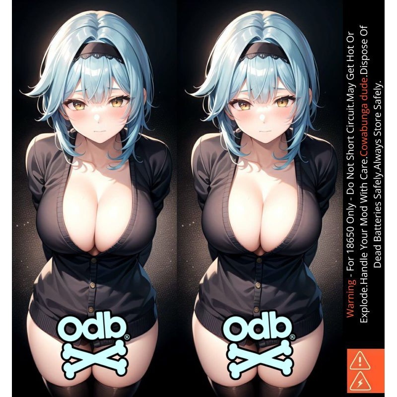 

*PromoGet2* Famstore Pelindung Baterai Stiker Wrap 18650 Waifu V6 Dan Anti Gores 36 Stiker Garskin HP/Case Custom COD