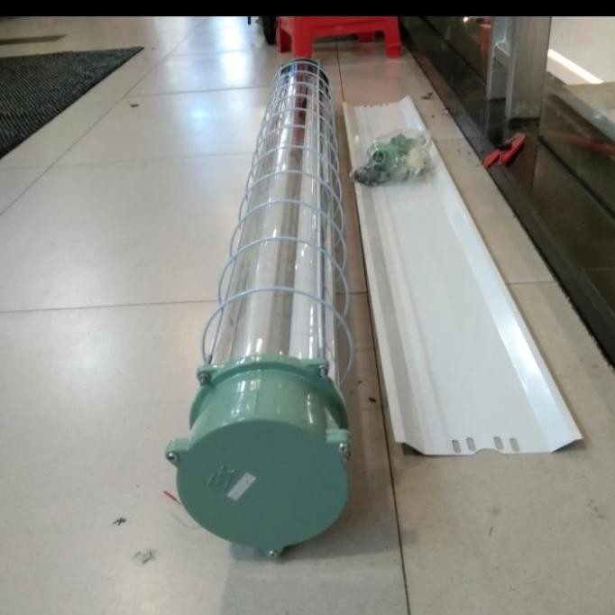 explosion proof 2x18 wat + TL led 18 wat tinggal pasang