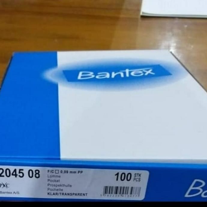 

NEW PP Pocket F4 Bantex 2045 (1 Pak / 100 Lembar)