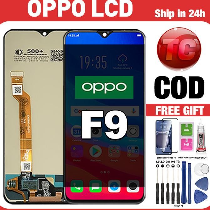 Original Lcd OPPO F9 fullset ori asli Layar hp touchscreen Sentuh Versi Tinggi COD SAMD