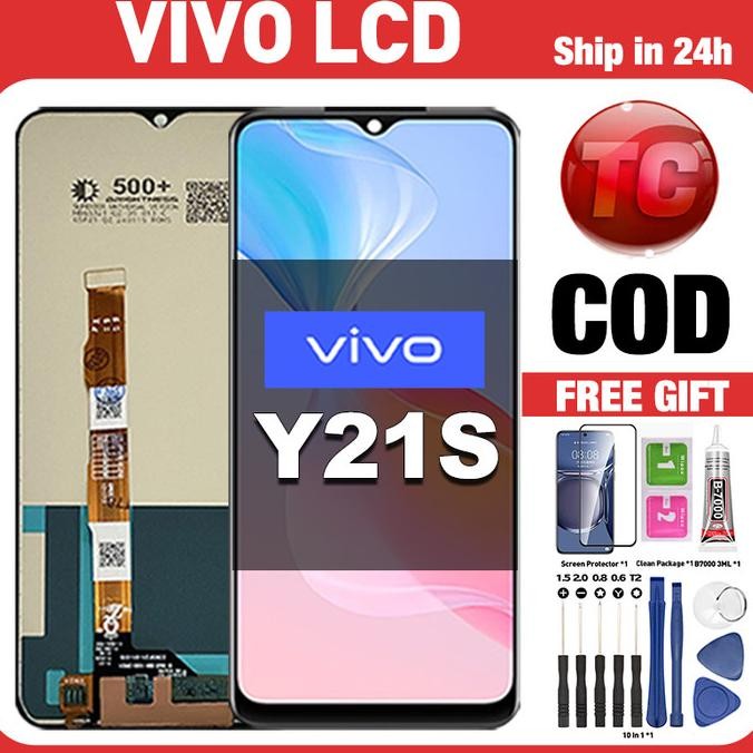Original Lcd VIVO Y21S fullset ori asli Layar hp touchscreen Sentuh Versi Tinggi COD SAMD
