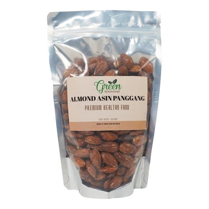 

(Good) KACANG ALMOND PANGGANG ASIN 250 GR | 250 GRAM [SALTED EDITION]